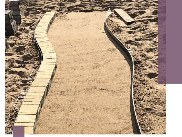 Металлические бордюры для тротуаров в Полысаеве — прочные и долговечные