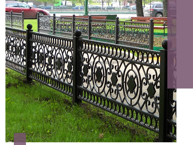 Секционные газонные ограждения под ключ в Полысаеве