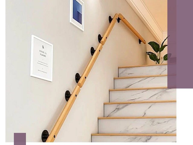 Поручни металлические и деревянные под ключ в Полысаеве