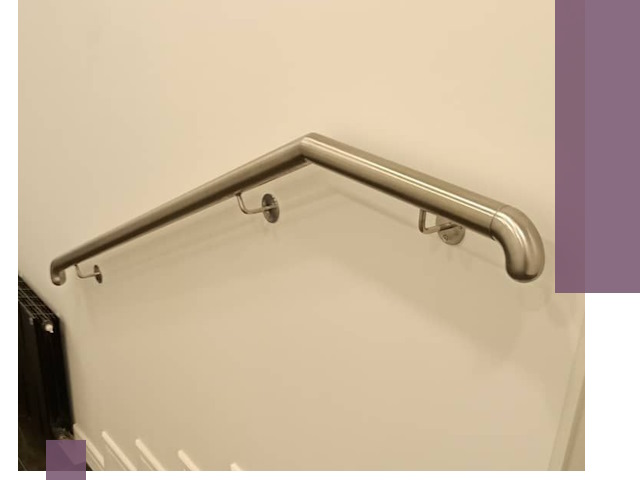 Изготовление пристенных поручней в Полысаеве под ключ за сроки