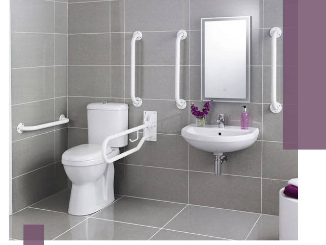 Поручни для санузлов в Полысаеве: установка, ремонт и монтаж