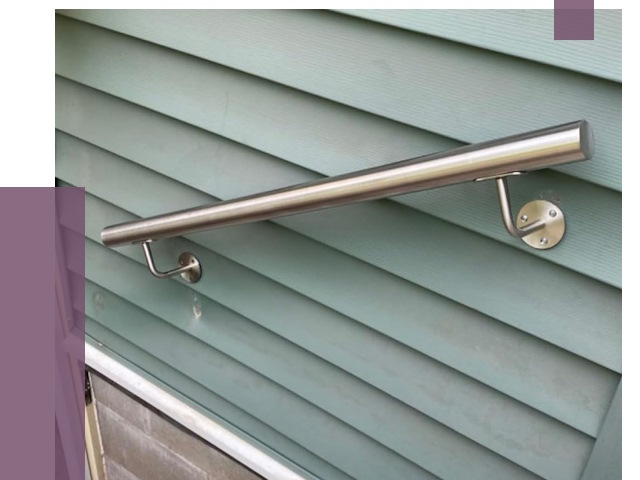 Поручни из нержавеющей стали в Полысаеве от 7712 руб.  | ПРОЛЁТ-Плс