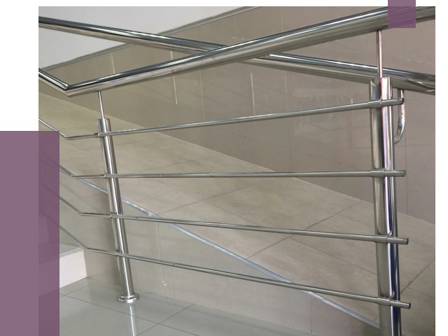 Изготовление поручней из нержавеющей стали в Полысаеве